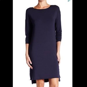 🖤 NWT🖤 VINCE faux leather trim dress ~ S